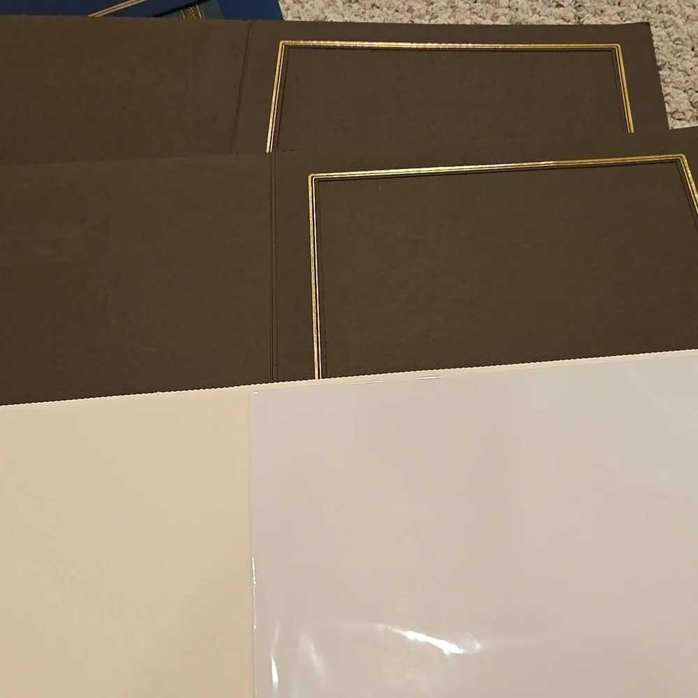 Certificate Folders - Set of 6